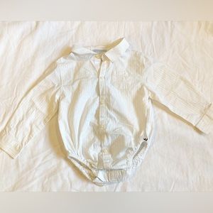Janie and Jack button down onesie